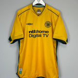 2002/03 CELTIC LARSSON #7 AWAY SHIRT (L) UMBRO