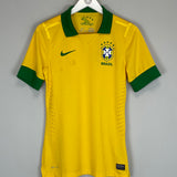 2013/14 BRAZIL *PLAYER ISSUE* HOME SHIRT (S) NIKE