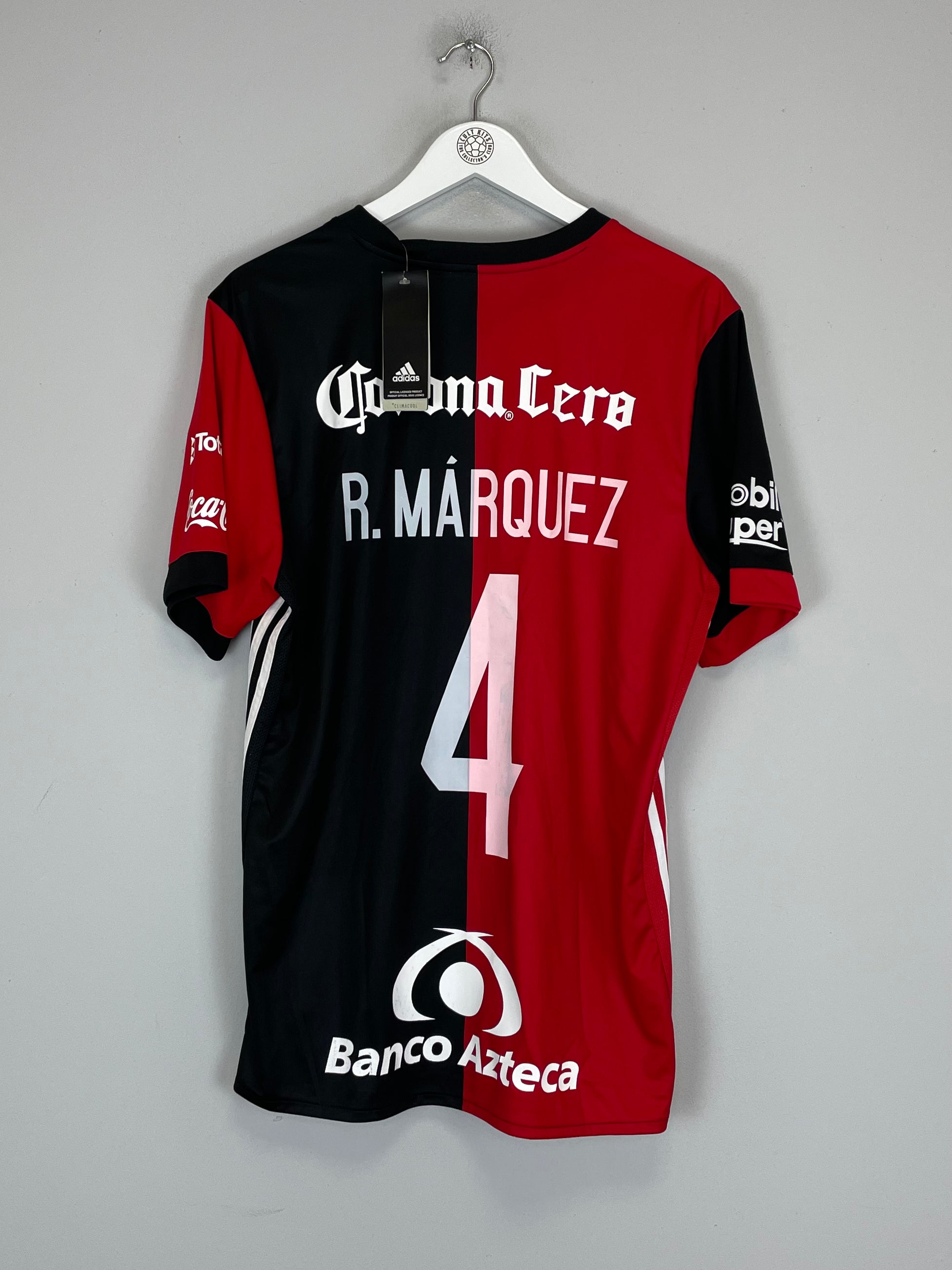 Shop 2017/18 ATLAS R.MARQUEZ #4 *BNWT* HOME SHIRT (L) ADIDAS, classic football shirts, vintage football shirts & retro soccer jerseys at Cult Kits