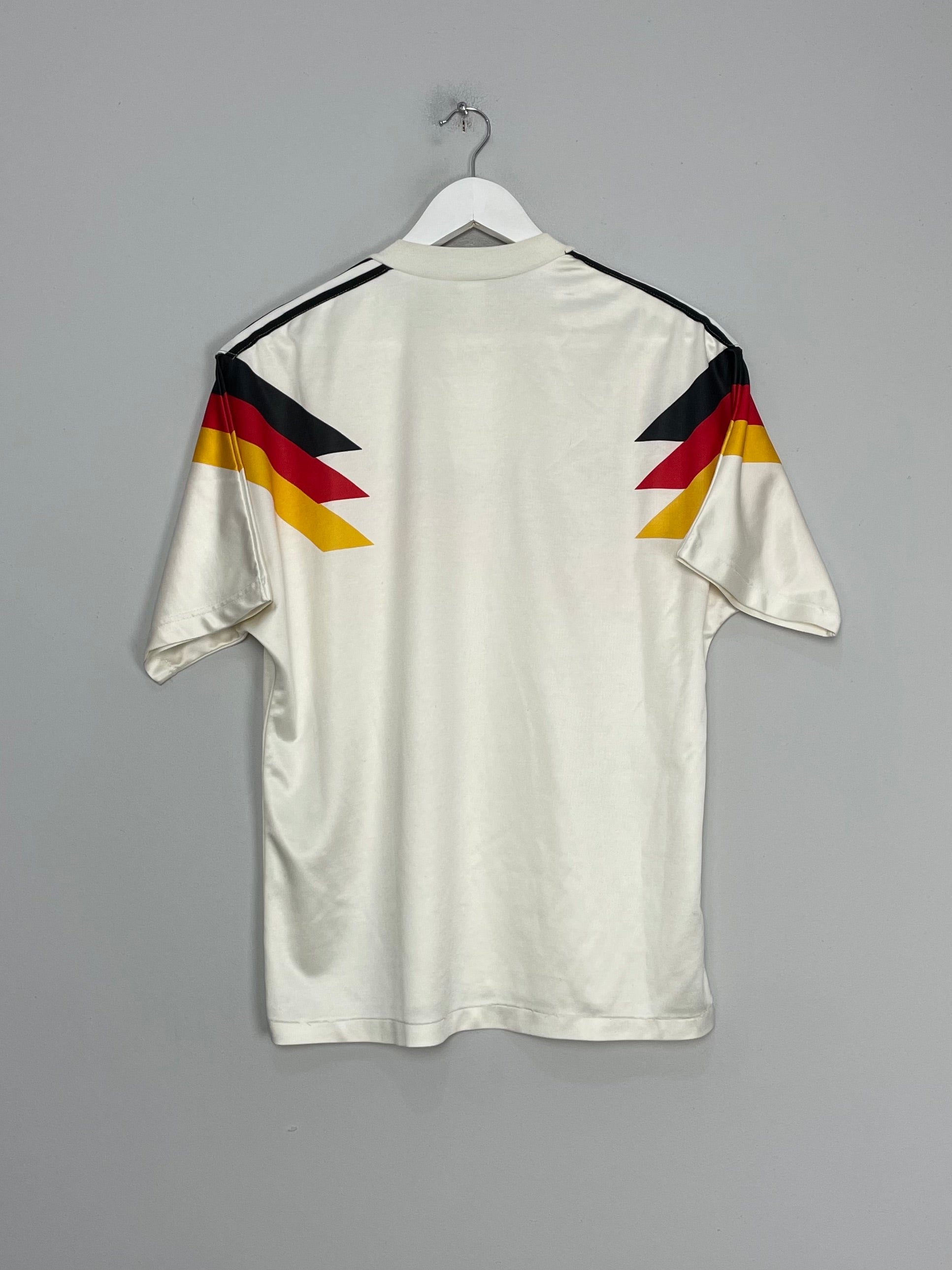 Shop 1988/90 GERMANY HOME SHIRT (M) ADIDAS, classic football shirts, vintage football shirts & retro soccer jerseys at Cult Kits