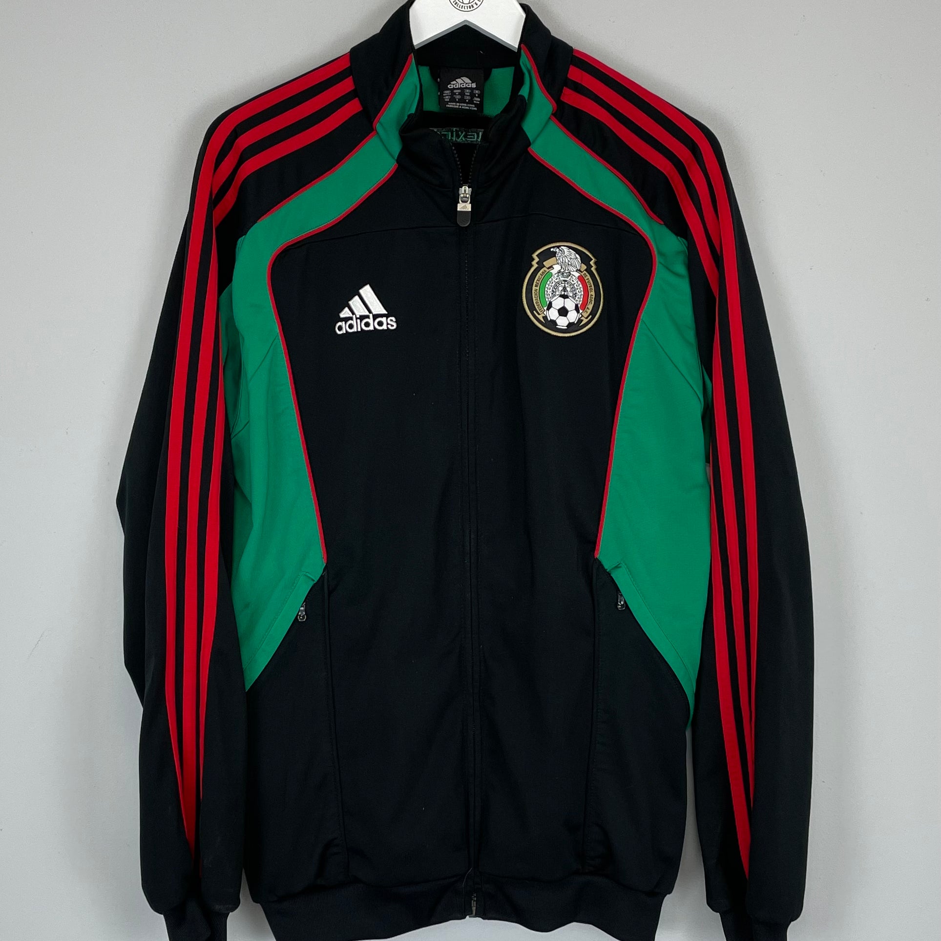 Shop 2010/11 MEXICO TRACK JACKET (M) ADIDAS, classic football shirts, vintage football shirts & retro soccer jerseys at Cult Kits