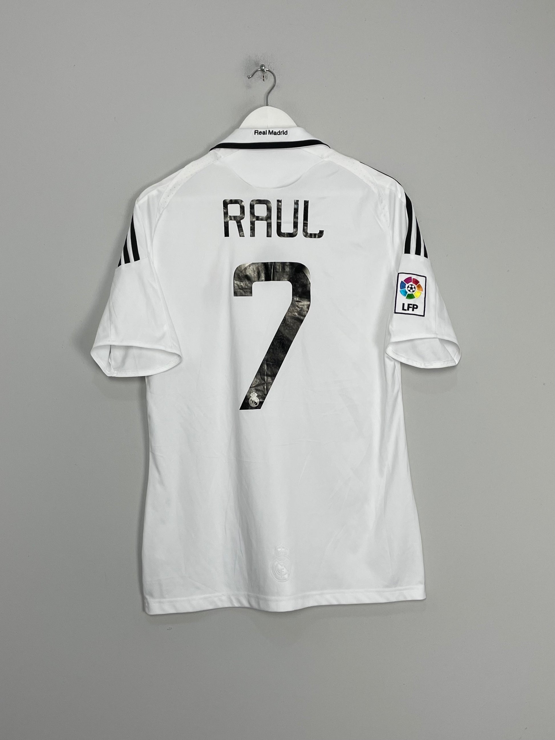 2008/09 REAL MADRID RAUL #7 HOME SHIRT (M) ADIDAS