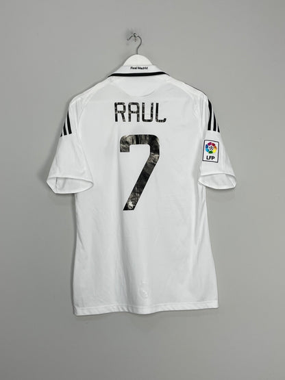 2008/09 REAL MADRID RAUL #7 HOME SHIRT (M) ADIDAS