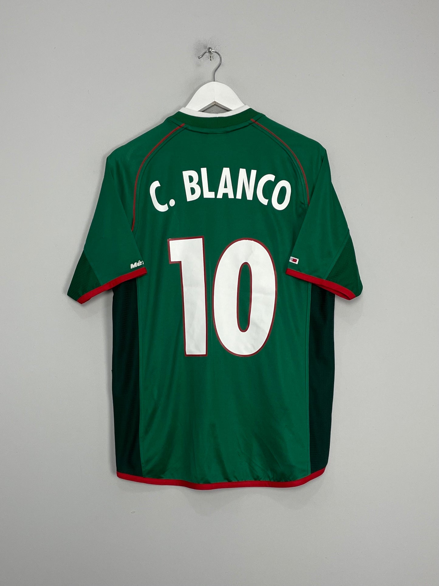  2001/02 MEXICO C.BLANCO #10 HOME SHIRT (L) ATLETICA