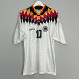 Shop 1994/96 GERMANY MATTHAUS #10 HOME SHIRT (L) ADIDAS, classic football shirts, vintage football shirts & retro soccer jerseys at Cult Kits