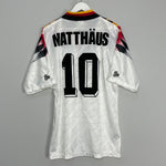 Shop 1994/96 GERMANY MATTHAUS #10 HOME SHIRT (L) ADIDAS, classic football shirts, vintage football shirts & retro soccer jerseys at Cult Kits