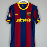 Shop 2010/11 BARCELONA MESSI #10 HOME SHIRT (M) NIKE, classic football shirts, vintage football shirts & retro soccer jerseys at Cult Kits