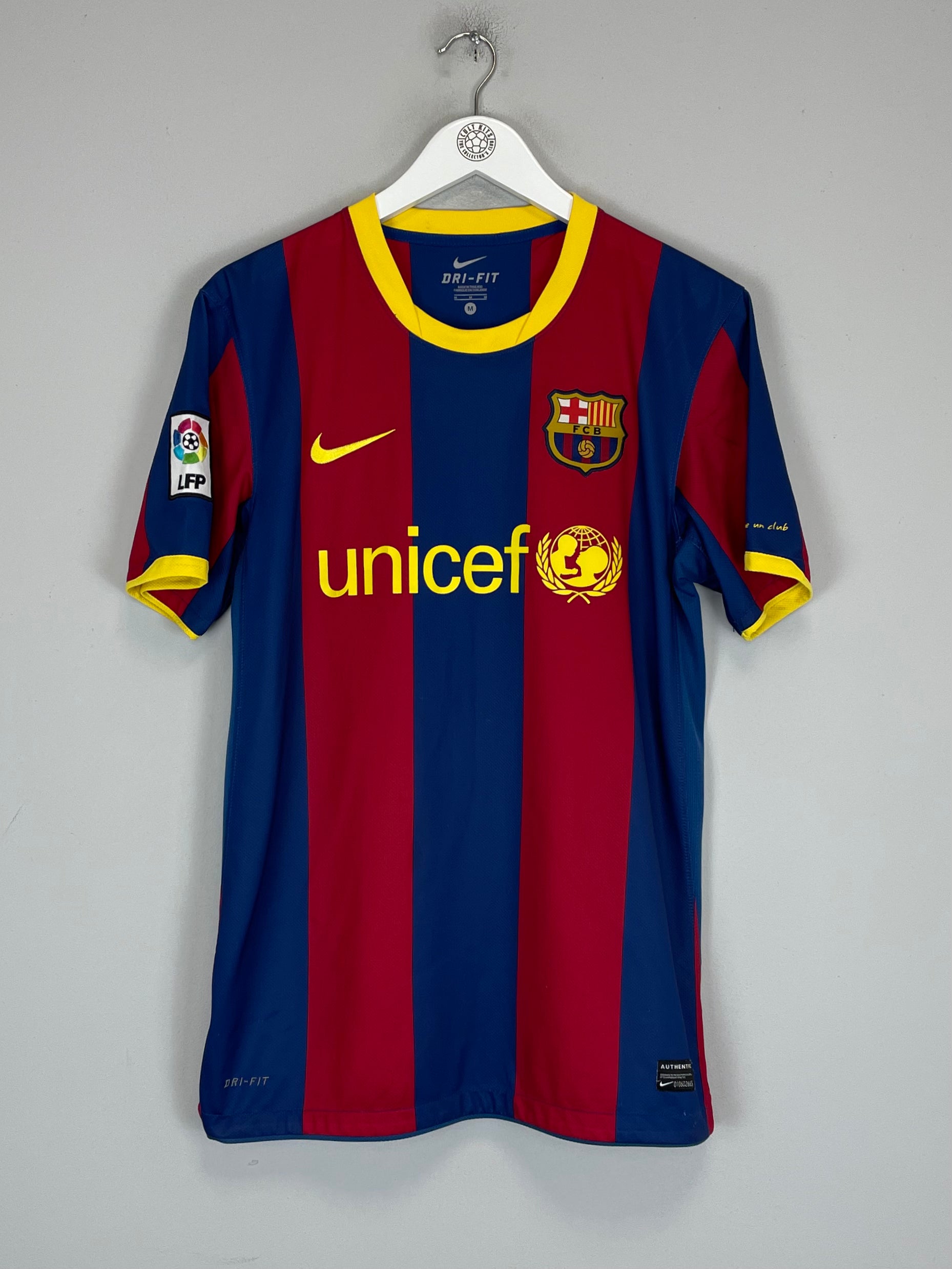 Shop 2010/11 BARCELONA MESSI #10 HOME SHIRT (M) NIKE, classic football shirts, vintage football shirts & retro soccer jerseys at Cult Kits