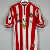 1999/00 SUNDERLAND PHILLIPS #10 HOME SHIRT (M) ASICS