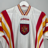 Shop 1996/98 SPAIN AWAY SHIRT (M) ADIDAS, classic football shirts, vintage football shirts & retro soccer jerseys at Cult Kits