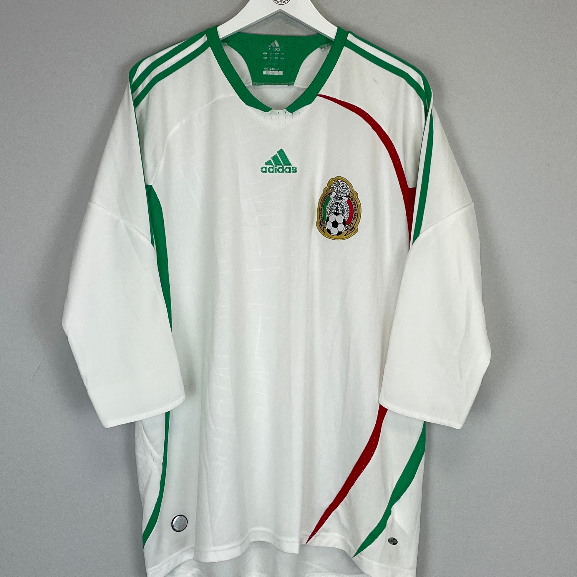 Buy 2008/09 MEXICO AWAY SHIRT (XL) ADIDAS ~ Free worldwide shipping available ~ Authentic Vintage Football Shirts from Cult Kits