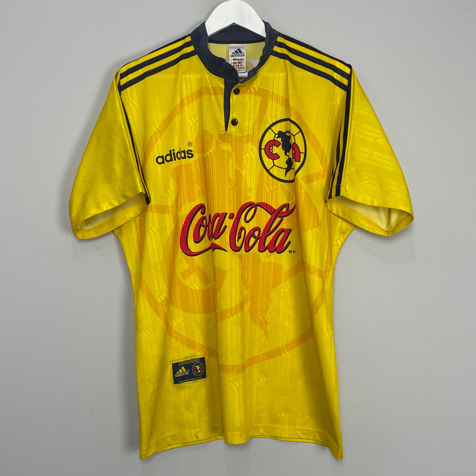 Shop 1996/98 CLUB AMERICA HOME SHIRT (L) ADIDAS, classic football shirts, vintage football shirts & retro soccer jerseys at Cult Kits