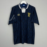 Shop 1991/94 SCOTLAND HOME SHIRT (L) UMBRO, classic football shirts, vintage football shirts & retro soccer jerseys at Cult Kits