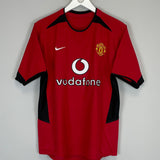 2002/04 MANCHESTER UNITED KEANE #16 HOME SHIRT (M) NIKE