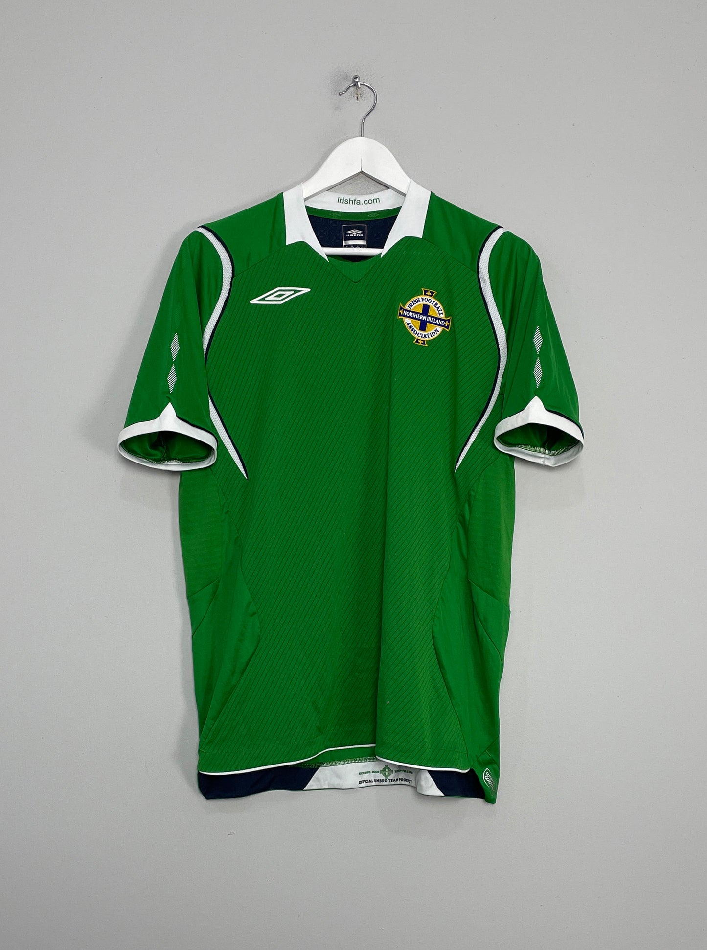 Image of the Northern Ireland shirt from the 2008/09 season