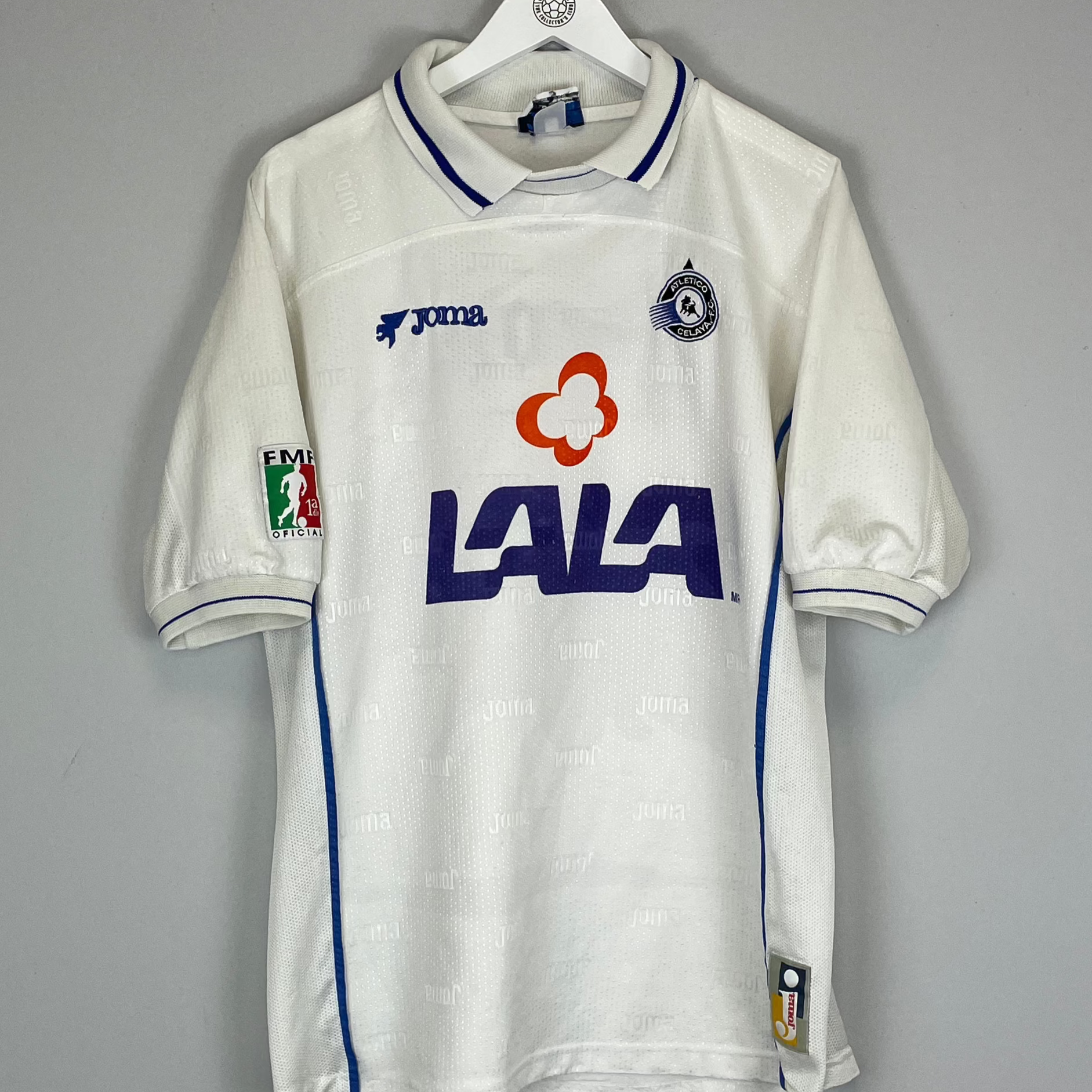 Shop 1997/98 ATLETICO CELAYA AWAY SHIRT (XL) JOMA, classic football shirts, vintage football shirts & retro soccer jerseys at Cult Kits