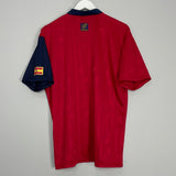 Shop 1996/97 SPAIN HOME SHIRT (L) ADIDAS, classic football shirts, vintage football shirts & retro soccer jerseys at Cult Kits