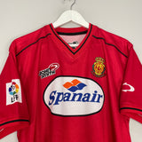 Shop 2000/01 REAL MALLORCA ETO'O #9 HOME SHIRT (L) JOHN SMITH, classic football shirts, vintage football shirts & retro soccer jerseys at Cult Kits