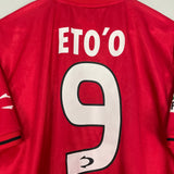 Shop 2000/01 REAL MALLORCA ETO'O #9 HOME SHIRT (L) JOHN SMITH, classic football shirts, vintage football shirts & retro soccer jerseys at Cult Kits