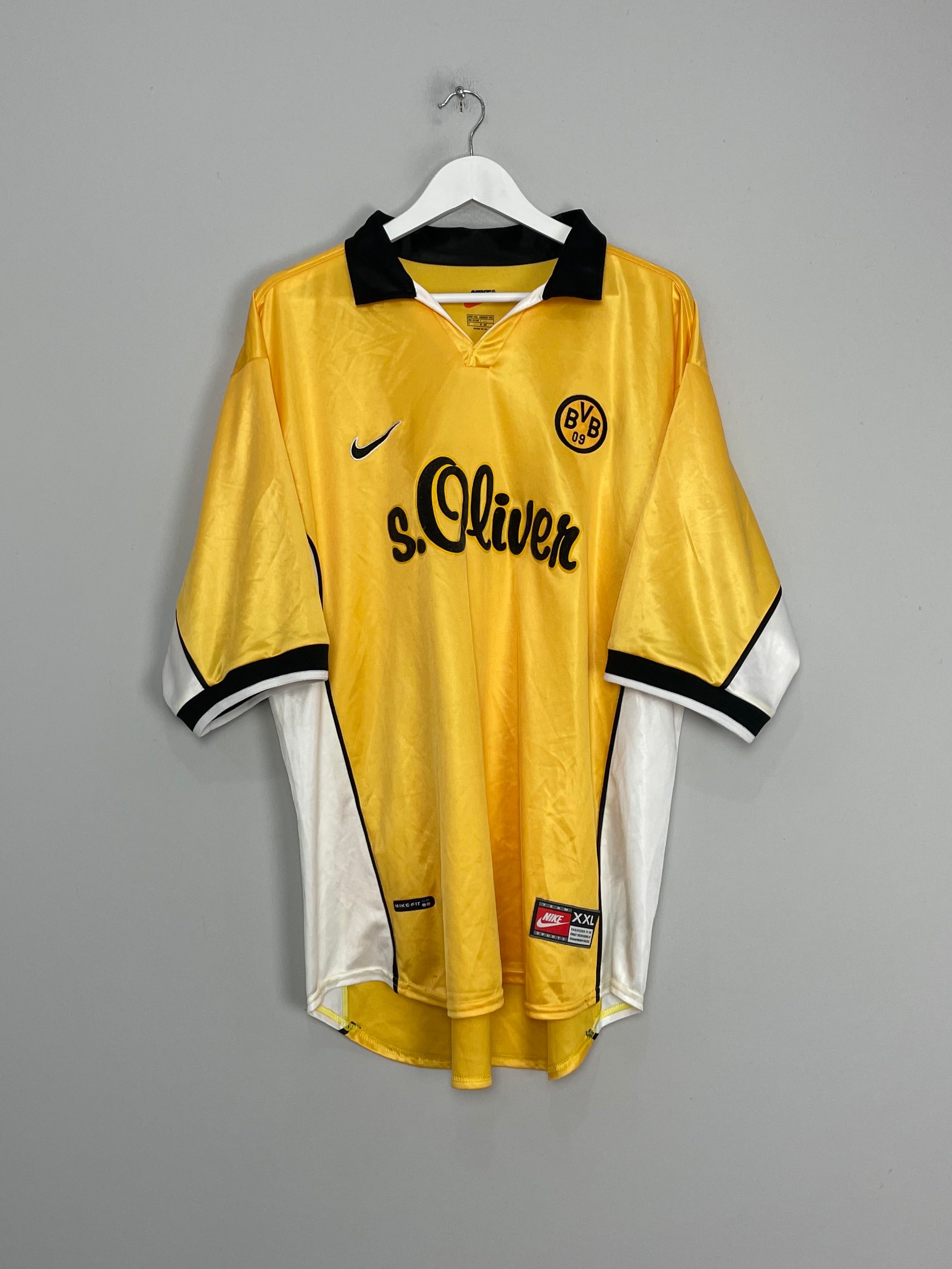 Shop 1998/00 DORTMUND HOME SHIRT (XXL) NIKE, classic football shirts, vintage football shirts & retro soccer jerseys at Cult Kits