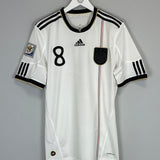 Shop 2010/11 GERMANY OZIL #8 HOME SHIRT (M) ADIDAS, classic football shirts, vintage football shirts & retro soccer jerseys at Cult Kits