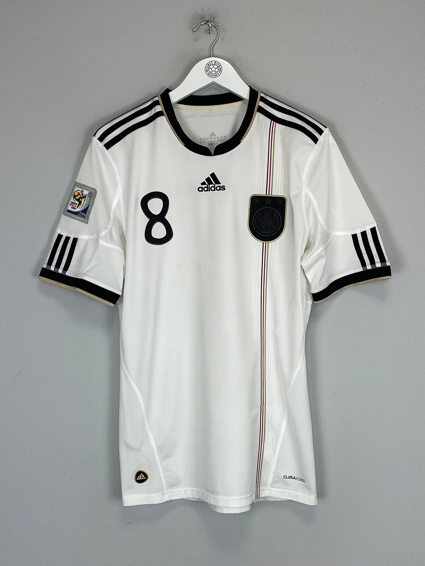 Shop 2010/11 GERMANY OZIL #8 HOME SHIRT (M) ADIDAS, classic football shirts, vintage football shirts & retro soccer jerseys at Cult Kits