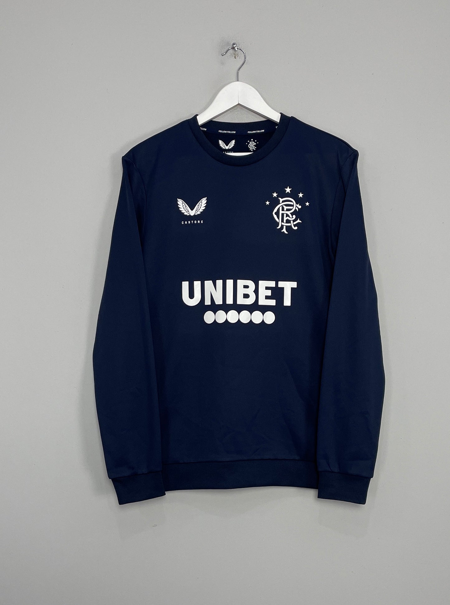 Image of the Rangers training jumper from the 2020/21