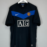 Shop 2009/10 MANCHESTER UNITED BERBATOV #9 AWAY SHIRT (L) NIKE, classic football shirts, vintage football shirts & retro soccer jerseys at Cult Kits