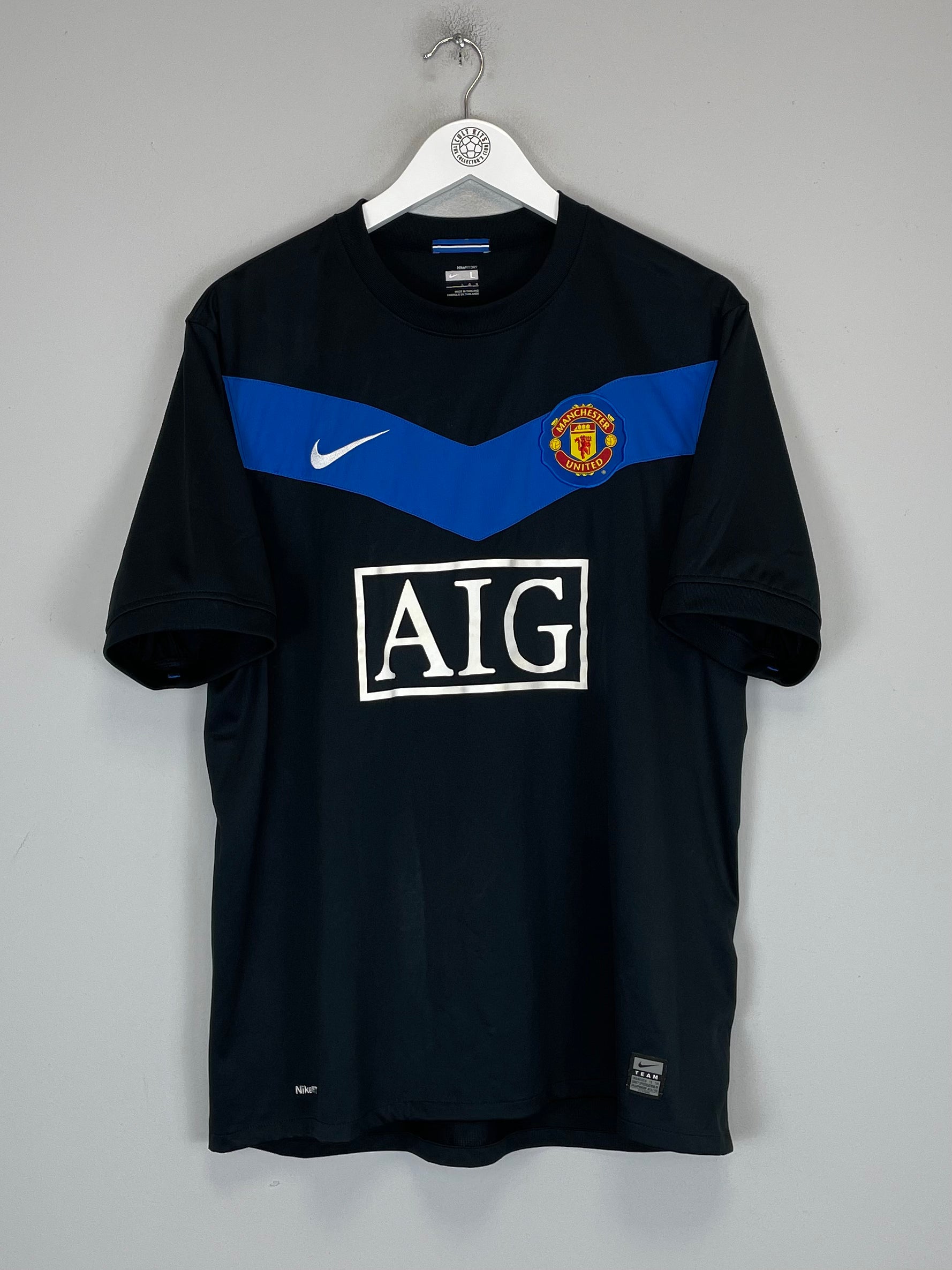 Shop 2009/10 MANCHESTER UNITED BERBATOV #9 AWAY SHIRT (L) NIKE, classic football shirts, vintage football shirts & retro soccer jerseys at Cult Kits