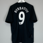 Shop 2009/10 MANCHESTER UNITED BERBATOV #9 AWAY SHIRT (L) NIKE, classic football shirts, vintage football shirts & retro soccer jerseys at Cult Kits