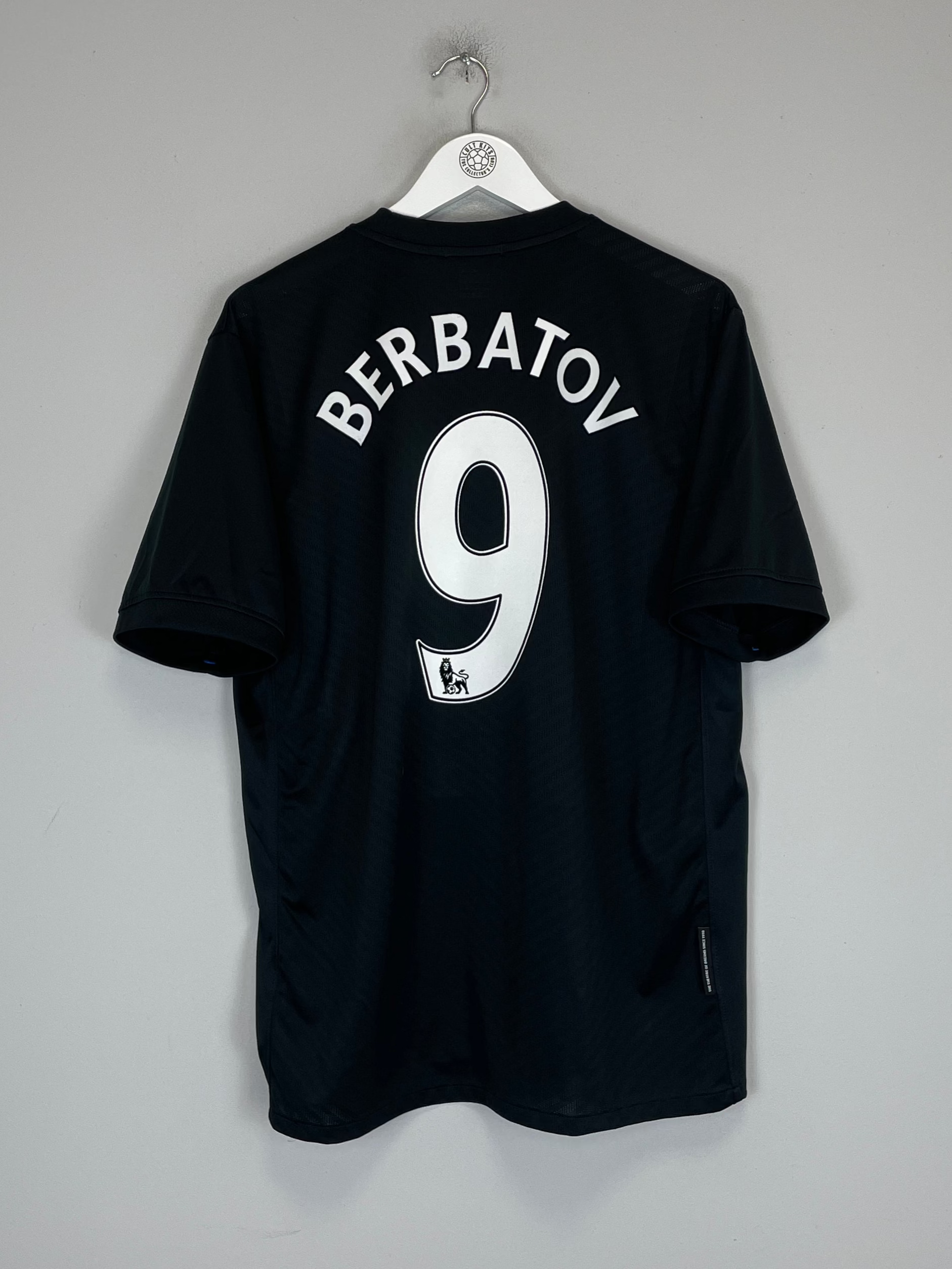 Shop 2009/10 MANCHESTER UNITED BERBATOV #9 AWAY SHIRT (L) NIKE, classic football shirts, vintage football shirts & retro soccer jerseys at Cult Kits