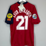 1996/98 SPAIN LUIS ENRIQUE #21 *BNWT* HOME SHIRT (L) ADIDAS
