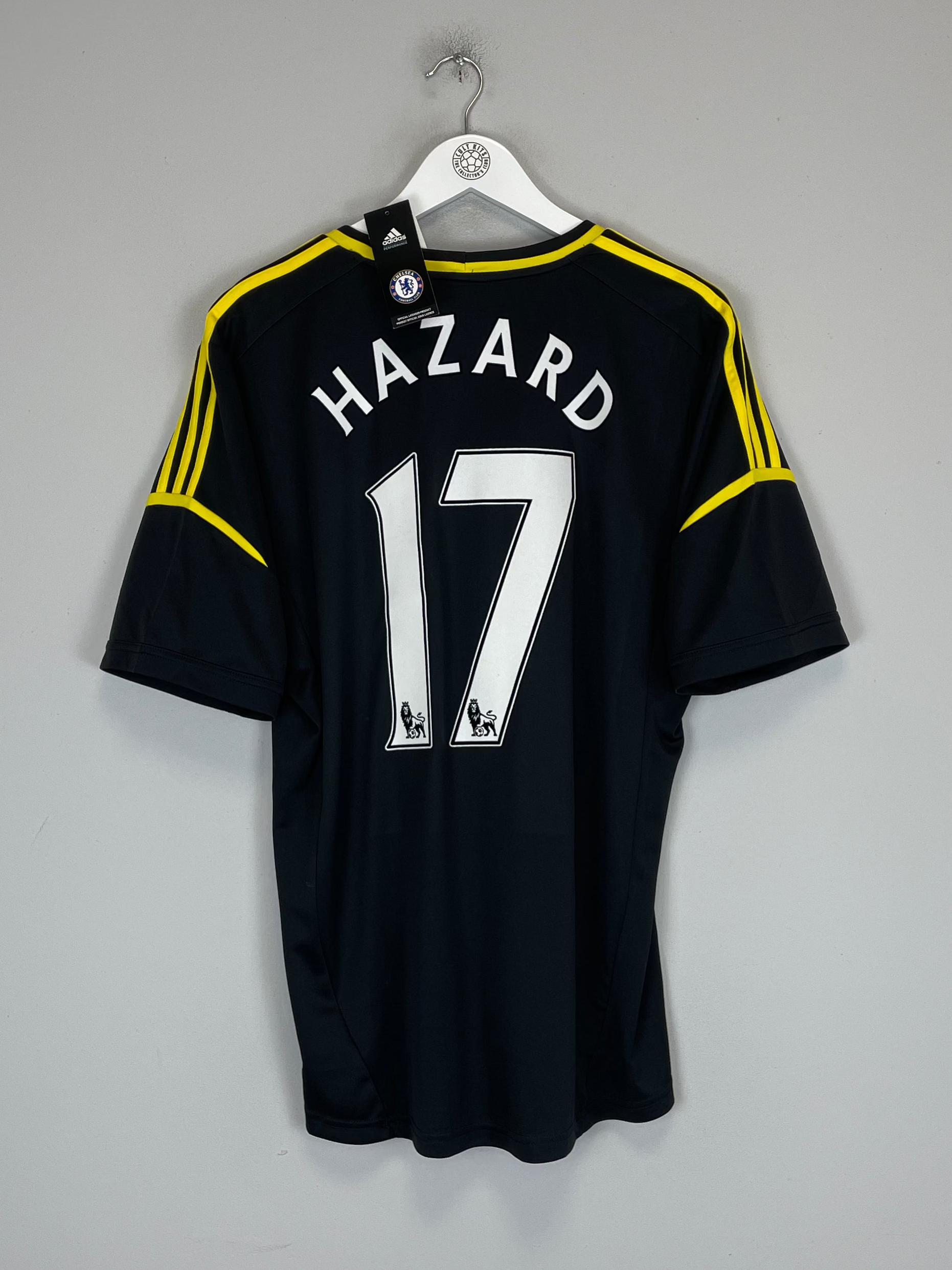Shop 2012/13 CHELSEA HAZARD #17 *BNWT* THIRD SHIRT (L) ADIDAS, classic football shirts, vintage football shirts & retro soccer jerseys at Cult Kits