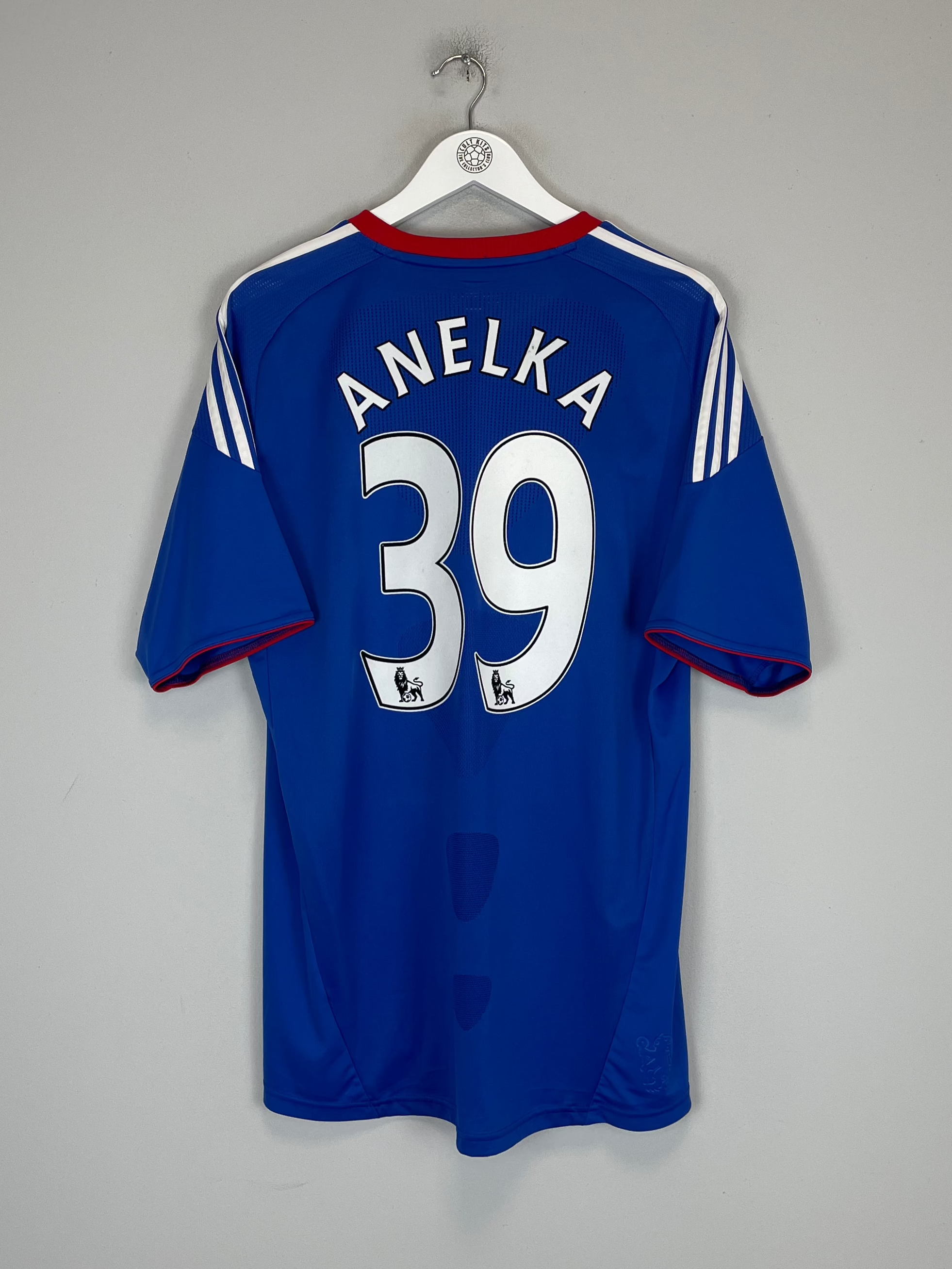 Shop 2010/11 CHELSEA ANELKA #39 HOME SHIRT (L) ADIDAS, classic football shirts, vintage football shirts & retro soccer jerseys at Cult Kits