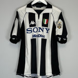 Shop 1997/98 JUVENTUS INZAGHI #9 HOME SHIRT (L) KAPPA, classic football shirts, vintage football shirts & retro soccer jerseys at Cult Kits