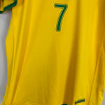 Shop 2006/08 BRAZIL ADRIANO #7 HOME SHIRT (L) NIKE, classic football shirts, vintage football shirts & retro soccer jerseys at Cult Kits