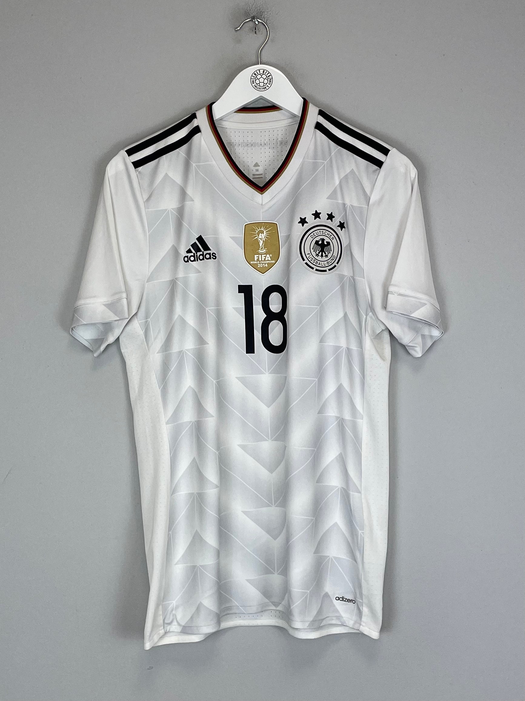 Shop 2017 GERMANY KROOS #18 CONFEDERATIONS CUP SHIRT (M) ADIDAS, classic football shirts, vintage football shirts & retro soccer jerseys at Cult Kits