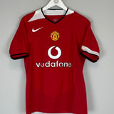 2004/06 MANCHESTER UNITED ROONEY #8 HOME SHIRT (S) NIKE