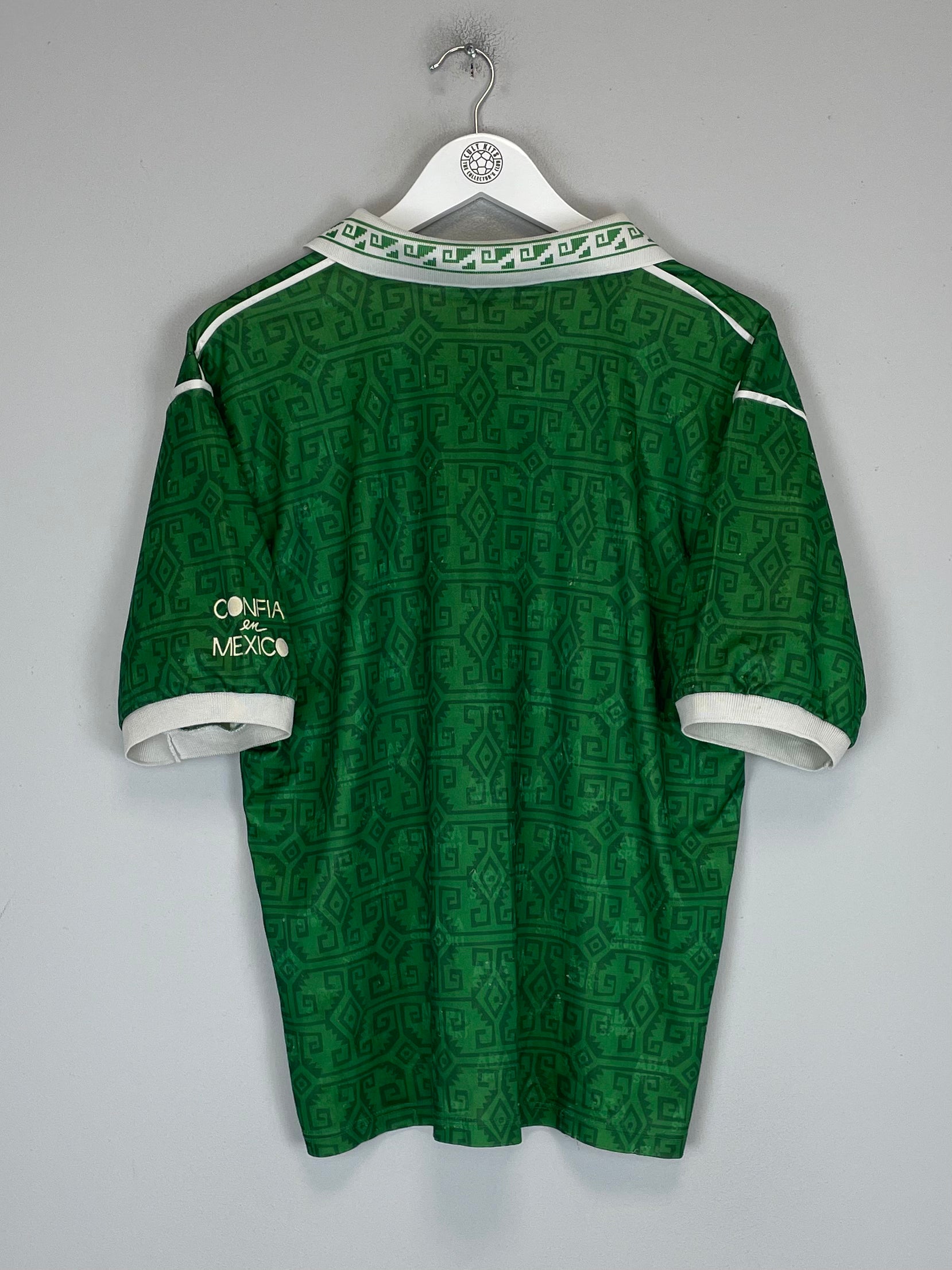 Shop 1993/95 MEXICO HOME SHIRT (S) ABA SPORT, classic football shirts, vintage football shirts & retro soccer jerseys at Cult Kits