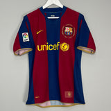 2007/08 BARCELONA MESSI #19 HOME SHIRT (M) NIKE