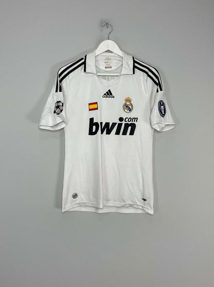 2008/09 REAL MADRID RAUL #7 C/L HOME SHIRT (S) ADIDAS