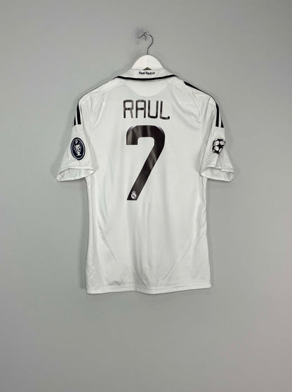 2008/09 REAL MADRID RAUL #7 C/L HOME SHIRT (S) ADIDAS