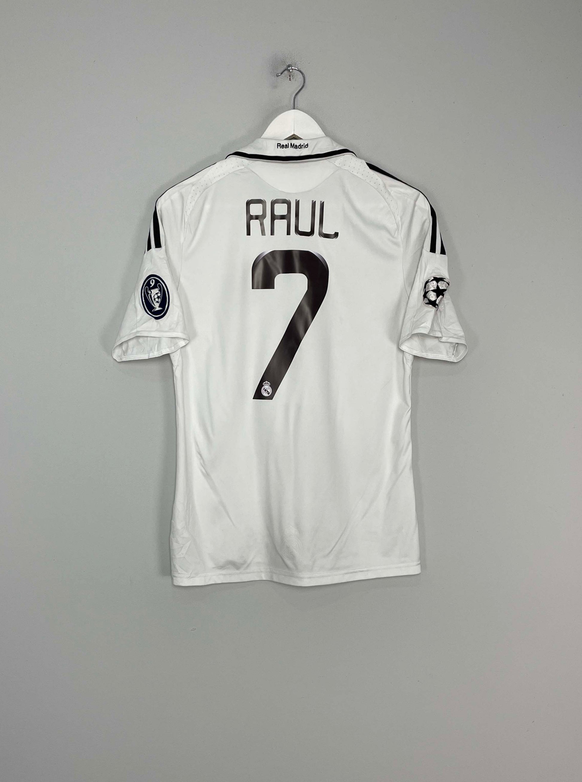 2008/09 REAL MADRID RAUL #7 C/L HOME SHIRT (S) ADIDAS