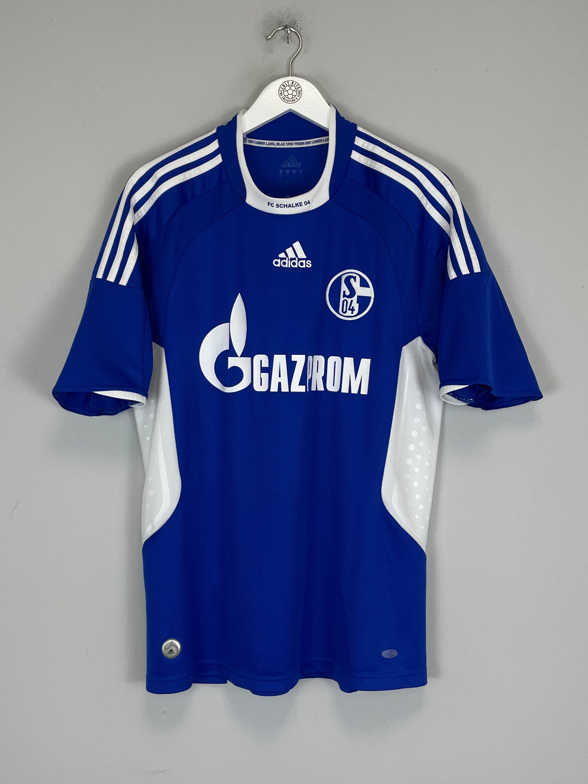 Shop 2008/10 SCHALKE RAKITIC #10 HOME SHIRT (M) ADIDAS, classic football shirts, vintage football shirts & retro soccer jerseys at Cult Kits
