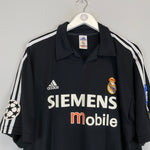 Shop 2002/03 REAL MADRID RONALDO #11 *CENTENARY* AWAY SHIRT (XL) ADIDAS, classic football shirts, vintage football shirts & retro soccer jerseys at Cult Kits