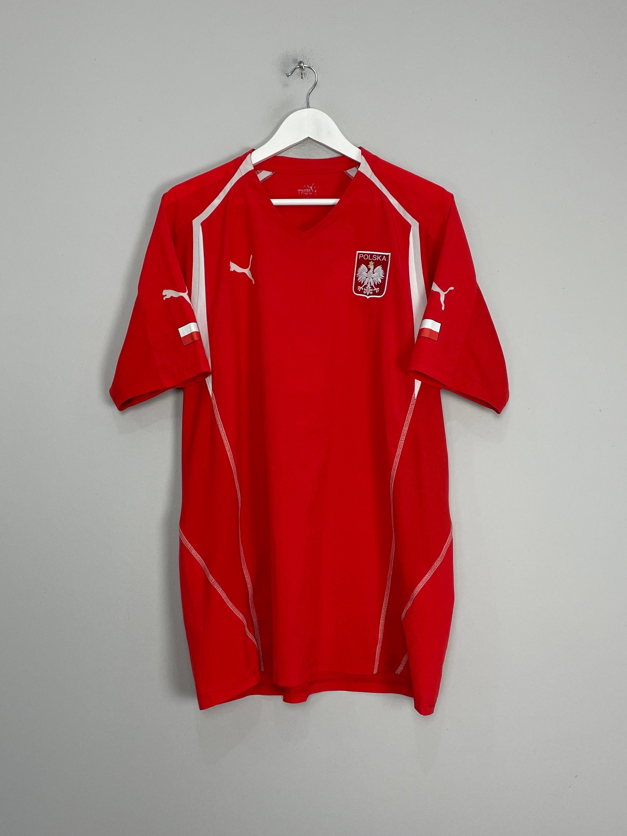 Shop 2004/06 POLAND AWAY SHIRT (XL) PUMA, classic football shirts, vintage football shirts & retro soccer jerseys at Cult Kits