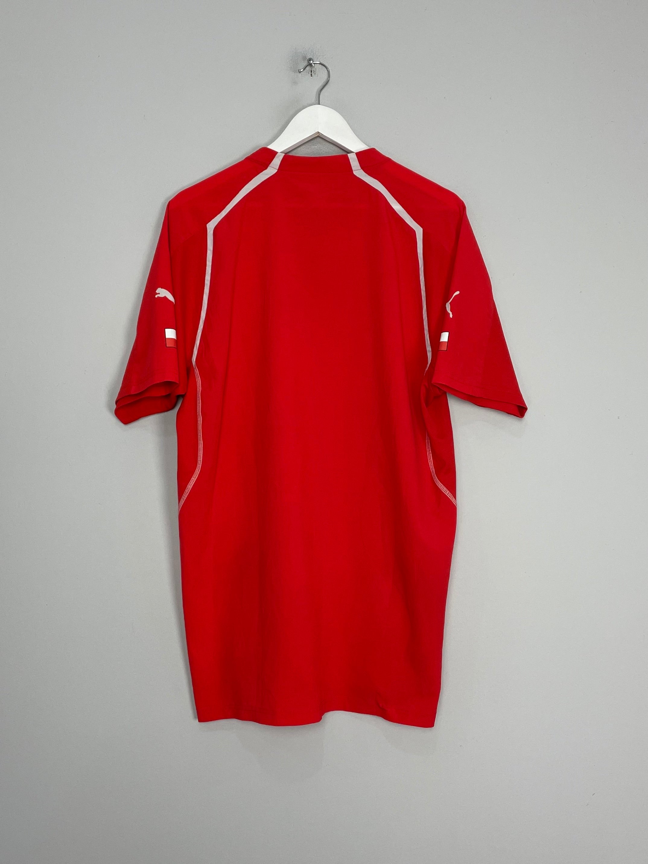 Shop 2004/06 POLAND AWAY SHIRT (XL) PUMA, classic football shirts, vintage football shirts & retro soccer jerseys at Cult Kits