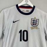 Shop 2013 ENGLAND ROONEY #10 *150 YEARS* HOME SHIRT (S) NIKE, classic football shirts, vintage football shirts & retro soccer jerseys at Cult Kits