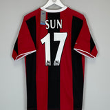 2003/04 MANCHESTER CITY SUN #17 *BNWT* AWAY SHIRT (M) REEBOK