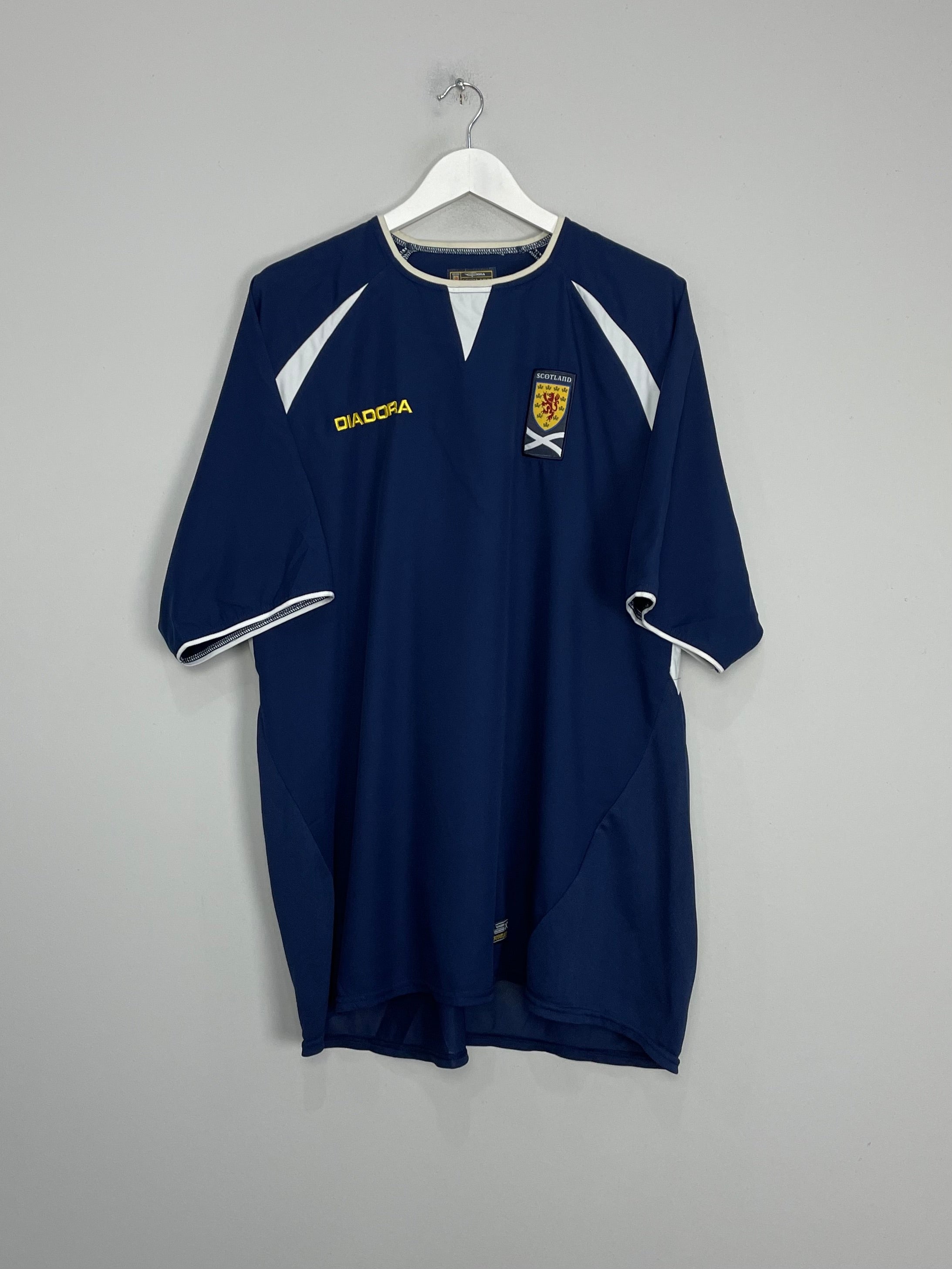 Shop 2003/05 SCOTLAND HOME SHIRT (XL) DIADORA, classic football shirts, vintage football shirts & retro soccer jerseys at Cult Kits